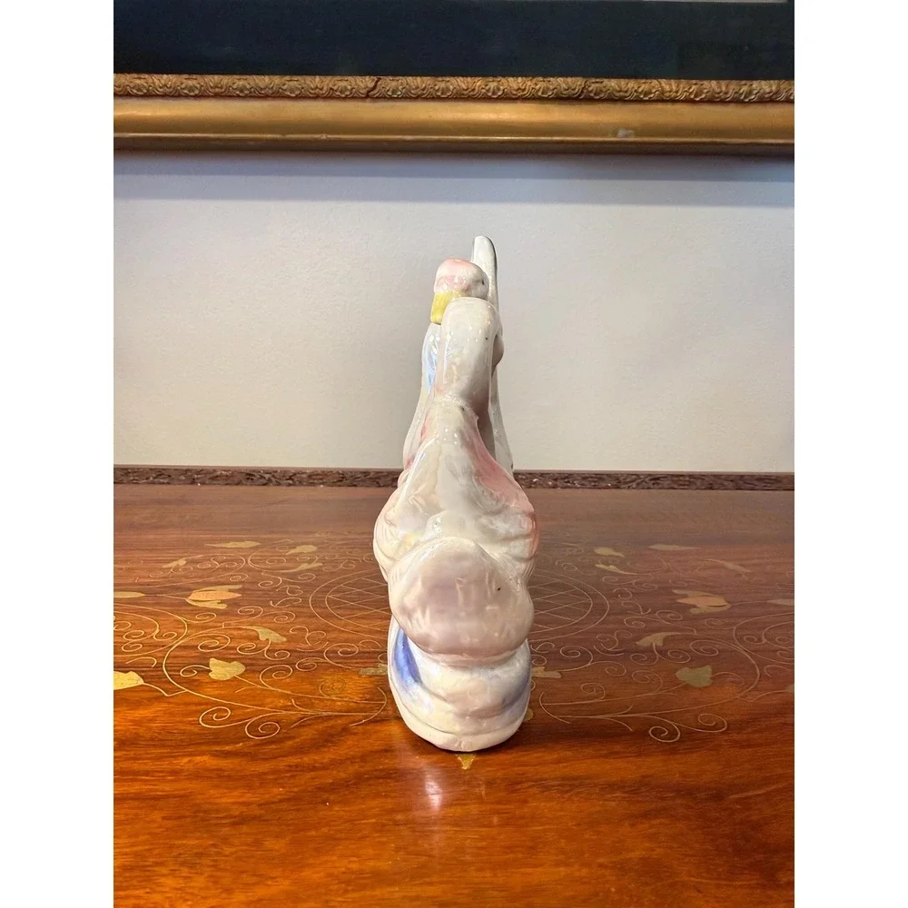 Vintage‎ Lusterware Swan Family Figurine
